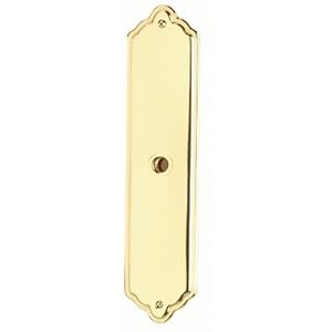 Alno A1226-4-AE Rectangle Escutcheon Cabinet Backplate