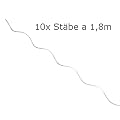 Tomatenspiralstab Stahl verzinkt 180 cm, 10 St�ck