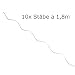 Tomatenspiralstab Stahl verzinkt 180 cm, 10 St�ck