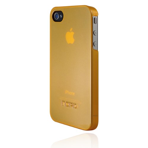 Incipio iPhone 4/4S feather Ultralight Hard Shell Case – 1 Pack – Carrying Case – Retail Packaging – Orange Soda