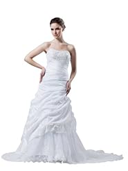 Strapless Pleated Ruched Beaded Sweetheart Spring Fall Mermaid Taffeta  Dress with a Court Train 