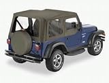 Bestop Replace A Top -51128-36- Color: White Diamond/ incl. Half Door Skins / Clear Windows / Fits: 03-06 Jeep Wrangler TJ