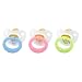 NUK 10171015 - Latex Beruhigungssauger (Schnuller) Happy Kids, Gr��e 1 (0-6 Monate), kiefergerecht, BPA-frei, 2 St�ck, Farbe nicht frei w�hlbar