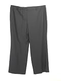 Anne Klein 100% Virgin Wool Black Pants w/Belt Loops 22W