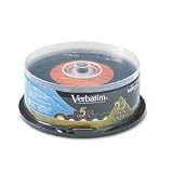  : Verbatim Digital Vinyl 700 MB Multicolor CD-R Spindle (25 Discs)