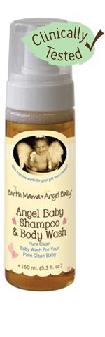 Earth Mama-Angel Baby Organic Angel Baby Shampoo & Body Wash, 5.8 fl oz (175 ml) (Pack of 2)