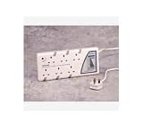 Electronics : Micromark 13 Amp Extension Lead 6 Gang 2 Metre with Overload Indicator White MM22289