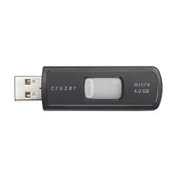 SanDisk SDCZ6-4096-A11 4GB Cruzer Micro USB Flash Drive (Black)