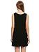 ROMWE Women's Casual T-Shirt Sleeveless Swing Dress Tunic Tank Top Dresses