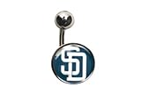 San Diego Padres Navel Belly Button Ring