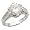 3 Carats Antique Style CZ Engagement Ring