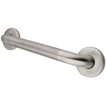 Kingston Brass GB1430CT Concealed Flange Textured ADA 30-Inch Grab Bar with 1.25-Inch Outer Diameter, Stainless Steel