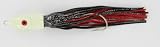 Jamfab Jigs 20oz Dual Pull Jig with Vinyl Skirt Glow Head Black Over Red