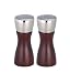 Salt and Pepper Shakers - Dark Brown Wood By Trudeau