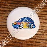 TRANSPORTATION KIDS BLUE CAR DRAWER PULLS KNOBS