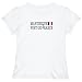 T-Shirt Woman White Elegant Flag 