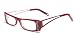 Stripes Burgundy Eyeglasses Frames