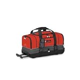 High Sierra 24-Inch Drop-Bottom Duffel (Red, Charcoal, Black)