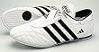 Adidas Low Cut Martial Arts Sneaker White with Black Stripes