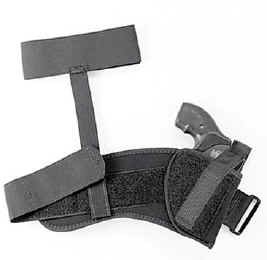 Uncle Mike's 810 Uncle Mike's Ankle Holster Right Hand Black Small Auto