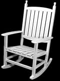 Poly-Wood Trade Wind Rocker - White