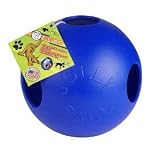 Jolly Pet TEASER BALL with Ball Inside 10-inch Dog Toy Blue