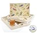 Aloha Beach Wood Nesting Tray Set of 3 ~ Decorative Tropical Home Decorating Accents Serveware