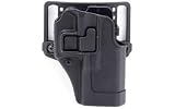 BlackHawk CQC SERPA Belt Holster Right Hand Black Glock 19/23/32/36 Carbon Fiber Belt Loop and Paddle 410502BK-R