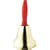 Christmas Bell 18cm high Brass Colour