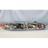 1998-2002 OLDSMOBILE INTRIGUE RIGHT HAND REPLACEMENT HEAD LIGHT TYC 20-5497-00 by TYC