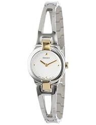 Seiko Womens SUJ704 Dress Two-Tone Bangle Watch