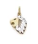 14k Two-Tone Leo Zodiac Pendant - JewelryWeb