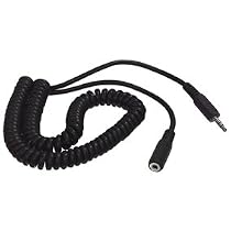 Spiral 3.5mm Headphone Extension Lead 1.2m
