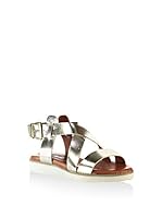 Pembe Potin Sandalias planas (Dorado)