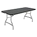 Lifetime Products 280350 Commercial Stacking Folding Table, 6', Black
