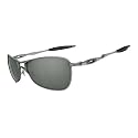 Oakley Crosshair Sunglasses Silver Frame / Dark Grey Lens (05-812)