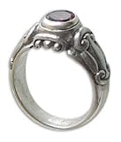 Garnet ring, 'Red Passion' 8.0 (US Ring Size)