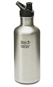Klean Kanteen Stainless Steel Bottle with 3.0 Sport Cap (Brushed Stainless, 27-Ounce)