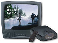 TV Messenger Plus Call Display & Caller Waiting ID On Television System with Remote