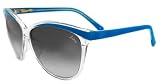 Sabre - Bikini Kill Teal/Clear Sunglasses w/ Grey Gradient Lens