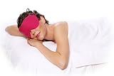 The Happy Company Gel Eye Mask, Jersey Knit, Magenta