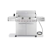 Weber 1880001 Summit S-650 Natural Gas Grill, Stainless Steel