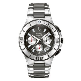 Bulova #98B013 Men's Marine Star Sports Chronograph Divers Watch