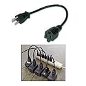 Ziotek ZT1212542 Power Strip Liberator 14-Inch Extension, 5-Pack
