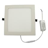 18 WATT SQUARE LED CEILING LIGHT RECESSED KITCHEN BATHROOM LAMP DAY WHITE REPLACE INCANDESCENT BULB WALL LIGHTS