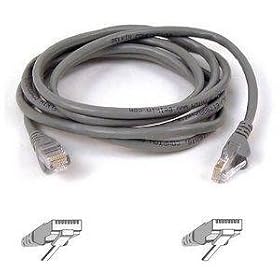 Belkin A3L791-04-S 4-Feet CAT 5E RJ45 Snagless Patch Cable (Gray) by Belkin