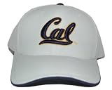 New Cal Golden Bears Fitted Acrylic College Hat - White, 7 3/8