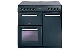BELLING 90cm Kensington Electric Range Cooker 90ESS Satin Steel  from Glen Dimplex