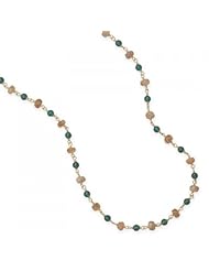 MMA Silver - 18 inch 14 Karat Gold Plated Multibead Necklace