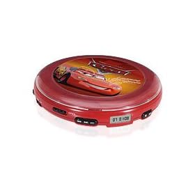 Disney Cars DCD6006-CAR Personal Cd Player